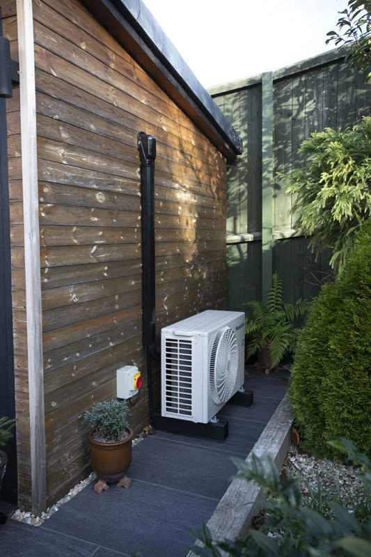 Air Conditioning Unit on wall outside