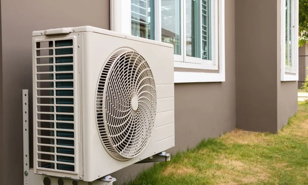 Air Con Unit on wall outside
